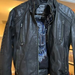 Womens leather jacket